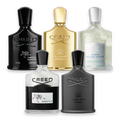 Creed Bestsellers perfume sample discovery set with Absolu Aventus, Millésime Impérial, Virgin Island Water, Aventus and Green Irish Tweed