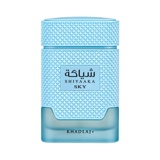 Khadlaj Shiyaaka Sky perfume sample decant travel-size spray for men