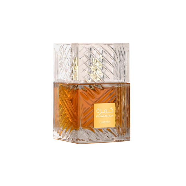 Lattafa Khamrah perfume sample decant travel-size spray for men