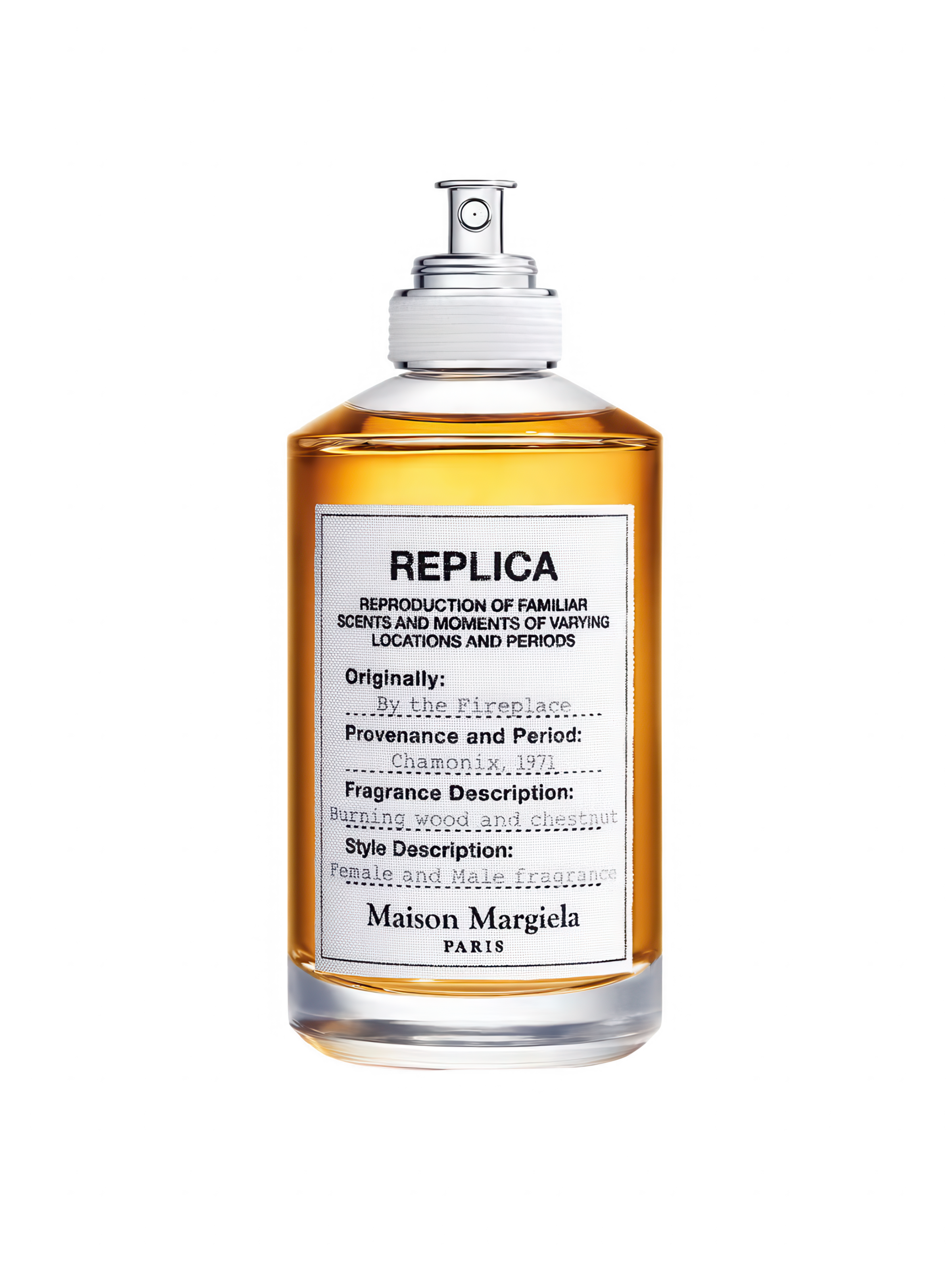 Maison Margiela By the Fireplace perfume sample decant travel-size spray for men