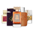 Niche Winter perfume sample discovery set with Baccarat Rouge 540 Eau de Parfum, Initio Side Effect, Argos Triumph of Bacchus, Parfums de Marly Althaïr and Kilian Angels' Share