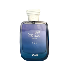 Rasasi Hawas Ice perfume sample decant travel-size spray for men