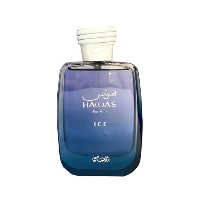 Rasasi Hawas Ice perfume sample decant travel-size spray for men