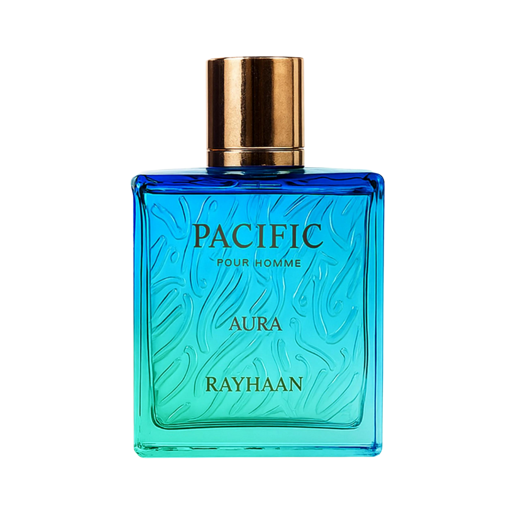 Rayhaan Pacific Aura perfume sample decant travel-size spray for men