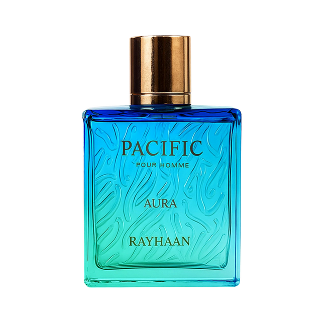 Rayhaan Pacific Aura perfume sample decant travel-size spray for men