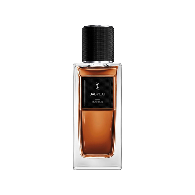 Yves Saint Laurent Babycat Raw Bourbon perfume sample decant travel-size spray for men and women